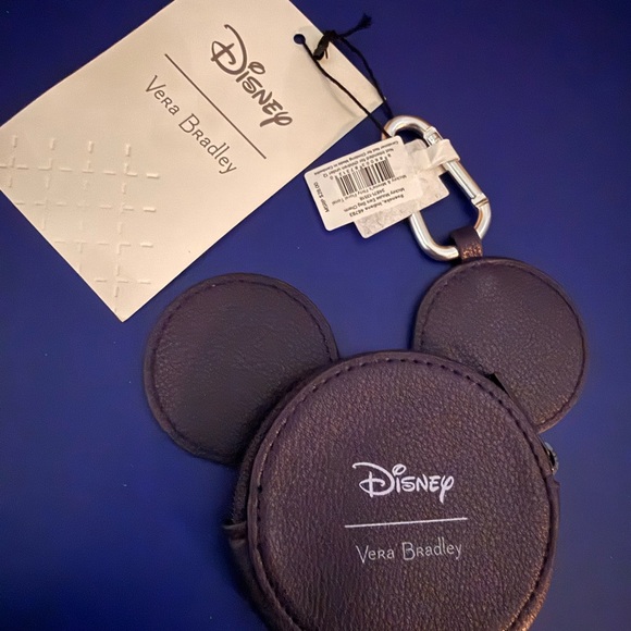 Disney Vera Bradley Zip Coin Purse & Keychain - Picture 3 of 8